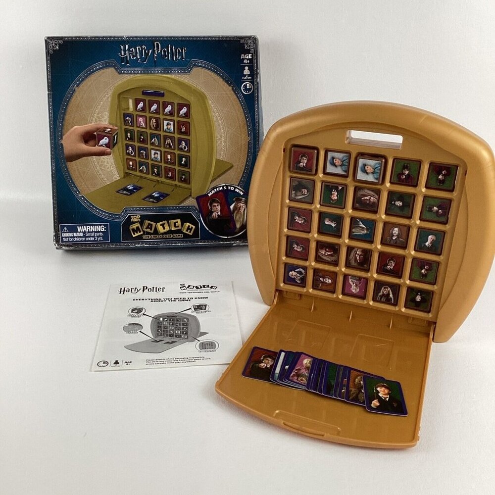 Harry Potter Match The Crazy Cube Game Top Trumps Wizarding World 2017 Portable